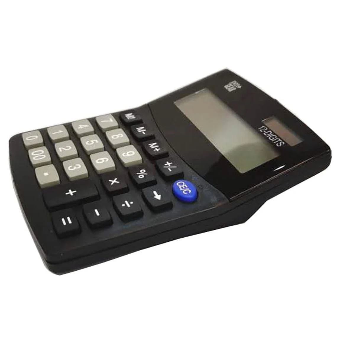 Pen + Gear 12 Digit Mini Desktop Calculator, Black, Office