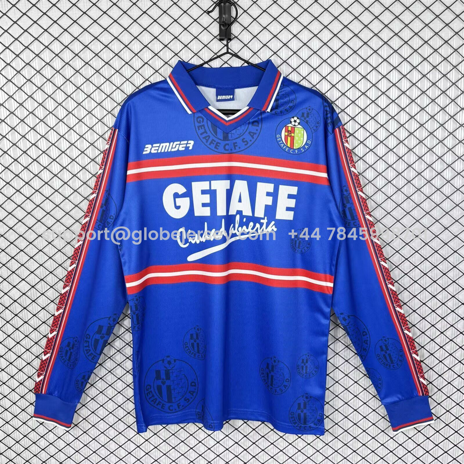 Retro Getafe 1998-99 Home Long Sleeves Jersey