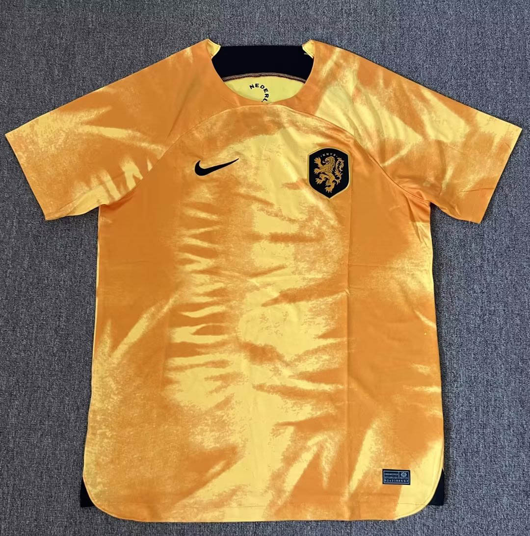 2022 FIFA World Cup Netherlands National Team Home Shirt