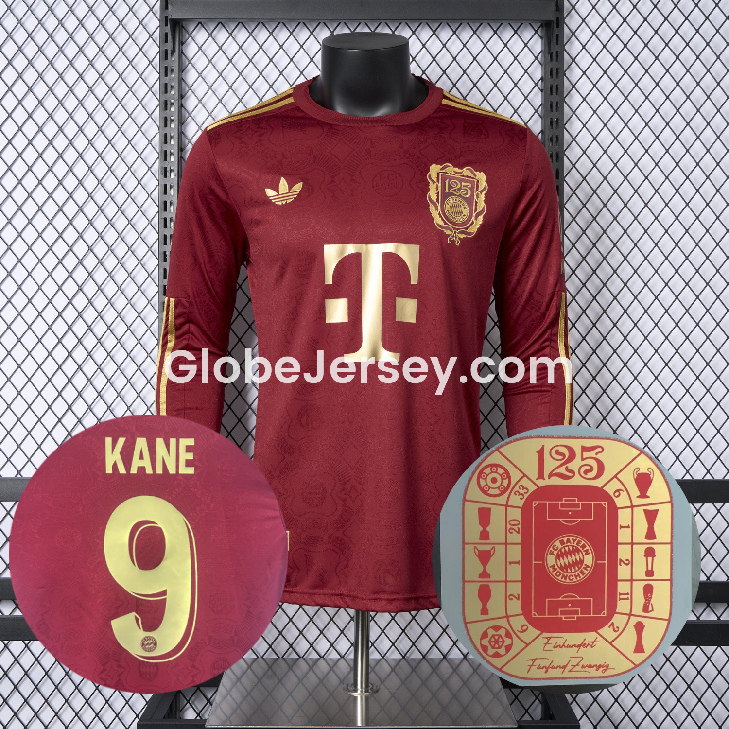 Bayern Munich 2025 125th Anniversary Long Sleeves Jersey - Player Version