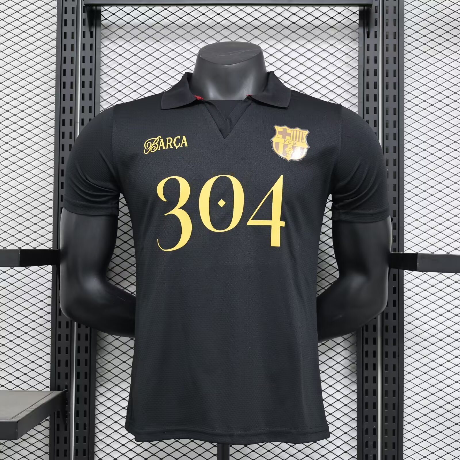 2024/2025 Player Version Barcelona Black LAMINE YAMAL Commemorative 304 Football Shirt 1:1 Thai Quality