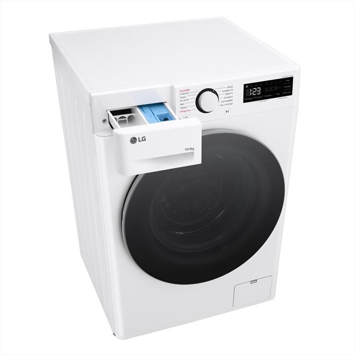 LG - Lavasciuga D4R5010TSWS 10/6 Kg Classe A-Bianco