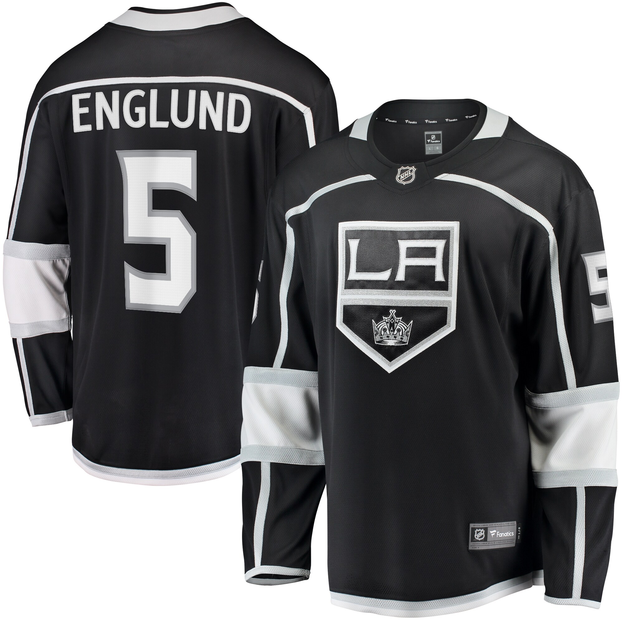 Andreas Englund Los Angeles Kings Fanatics Home Premier Breakaway   Jersey – Black