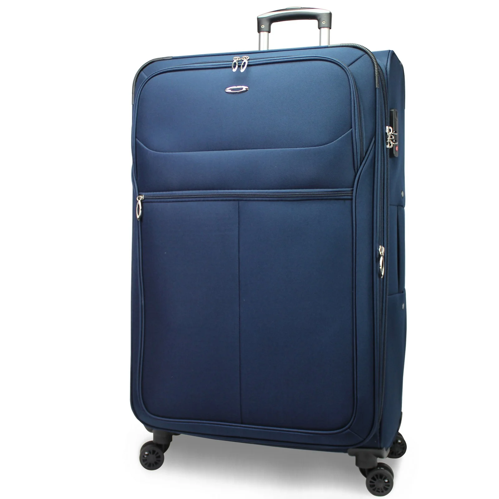 CalBags Kemyer Softside Lightweight 3-Piece Expandable Spinner Luggage Set - Black