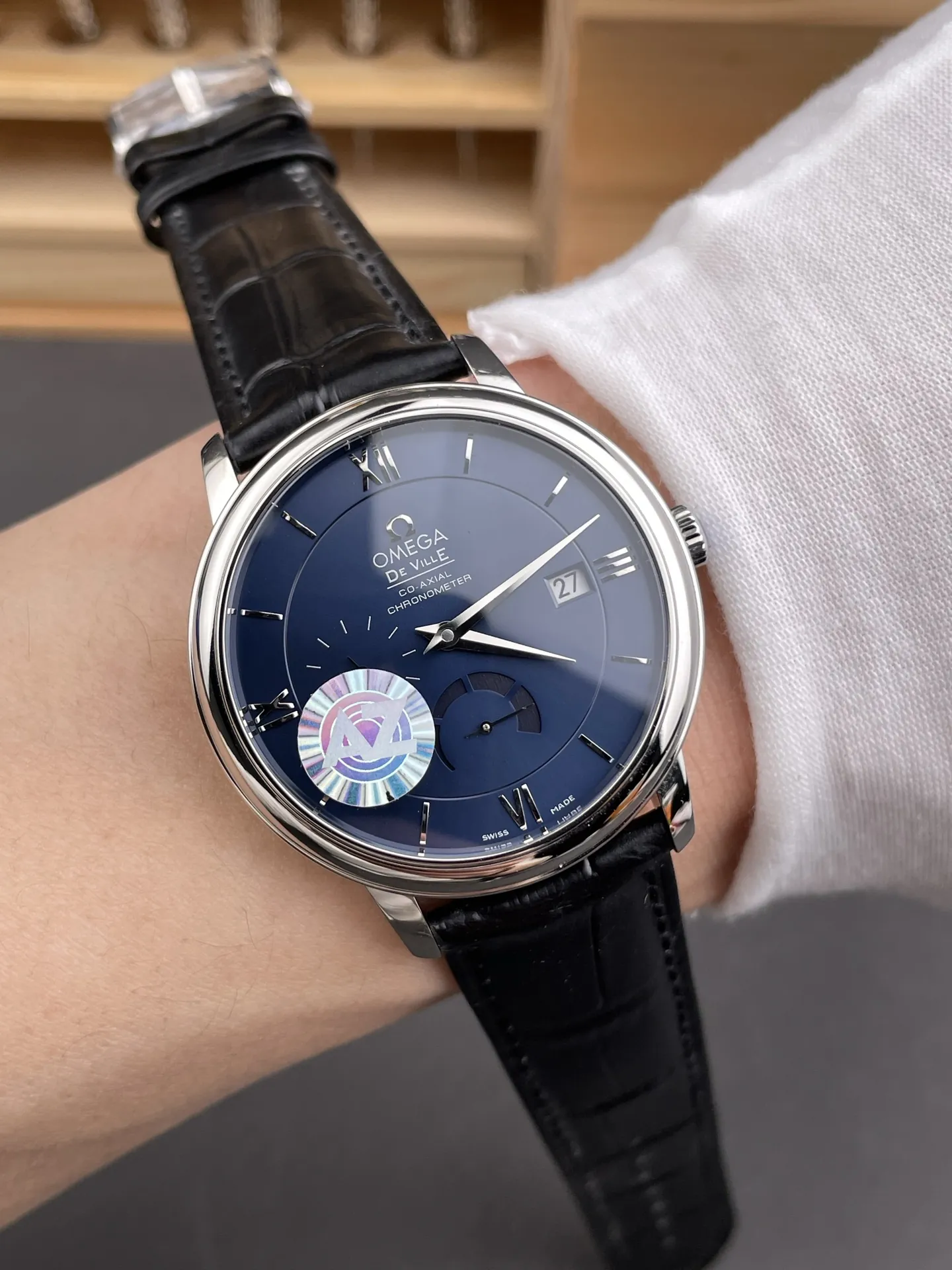 Omega De Ville Blue Dial 39.5mm