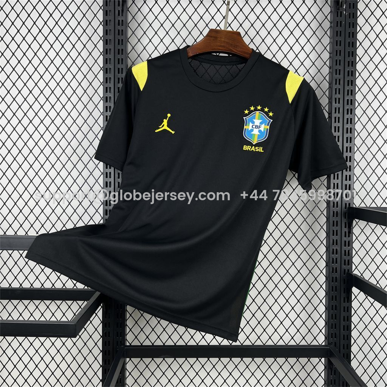 Brazil 2026 Black Pre-Match Jersey - Fans Version
