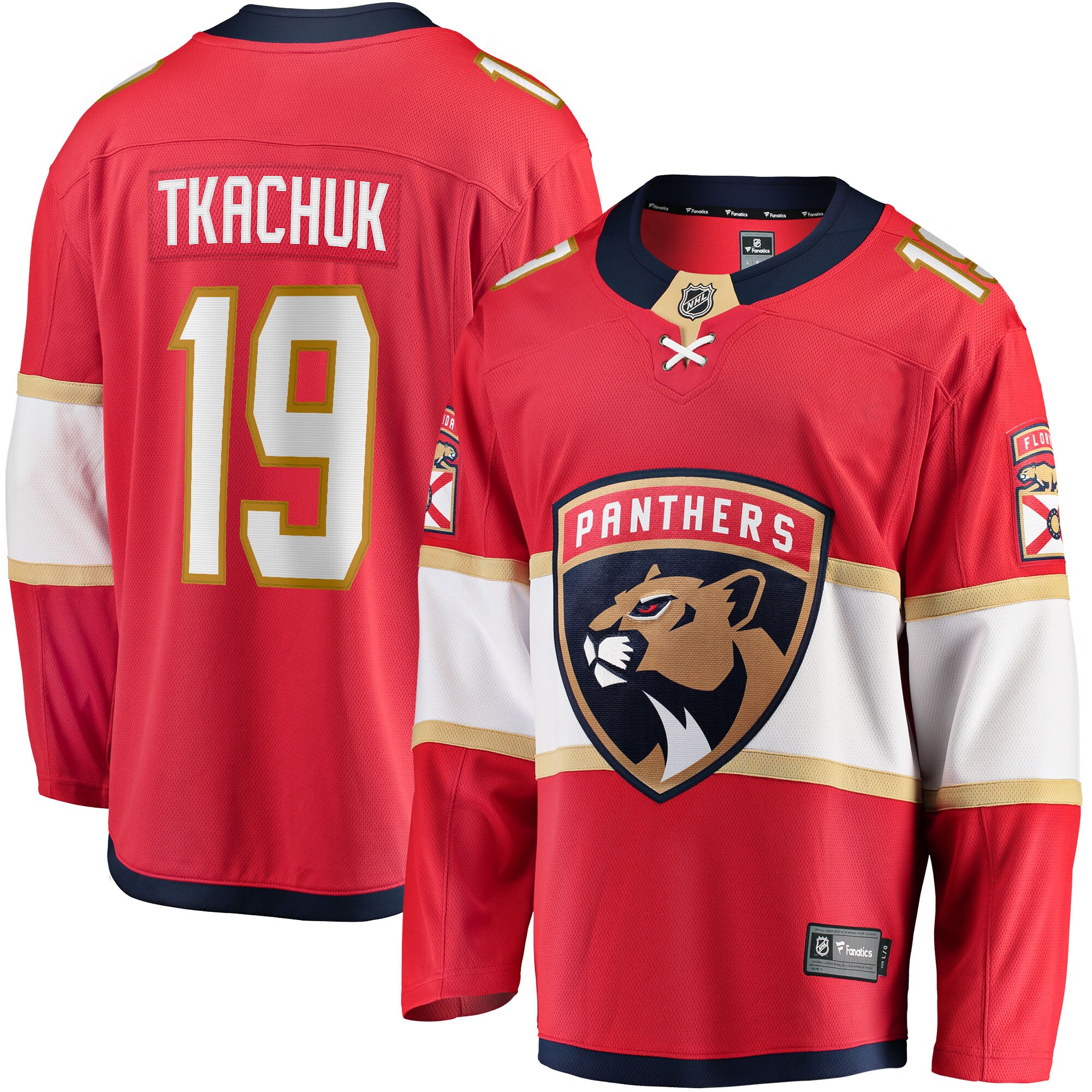 Matthew Tkachuk Florida Panthers Fanatics Home Breakaway   Jersey – Red