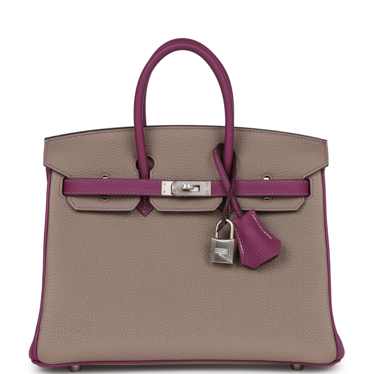 Special Order (HSS) Birkin 25 Gris Asphalte and Anenome Togo Brushed Palladium Hardware
