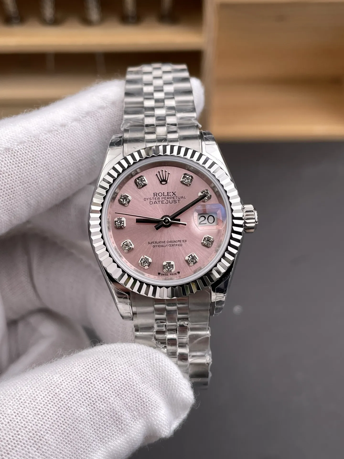 Rolex Datejust Diamond Markers Ladies 28mm