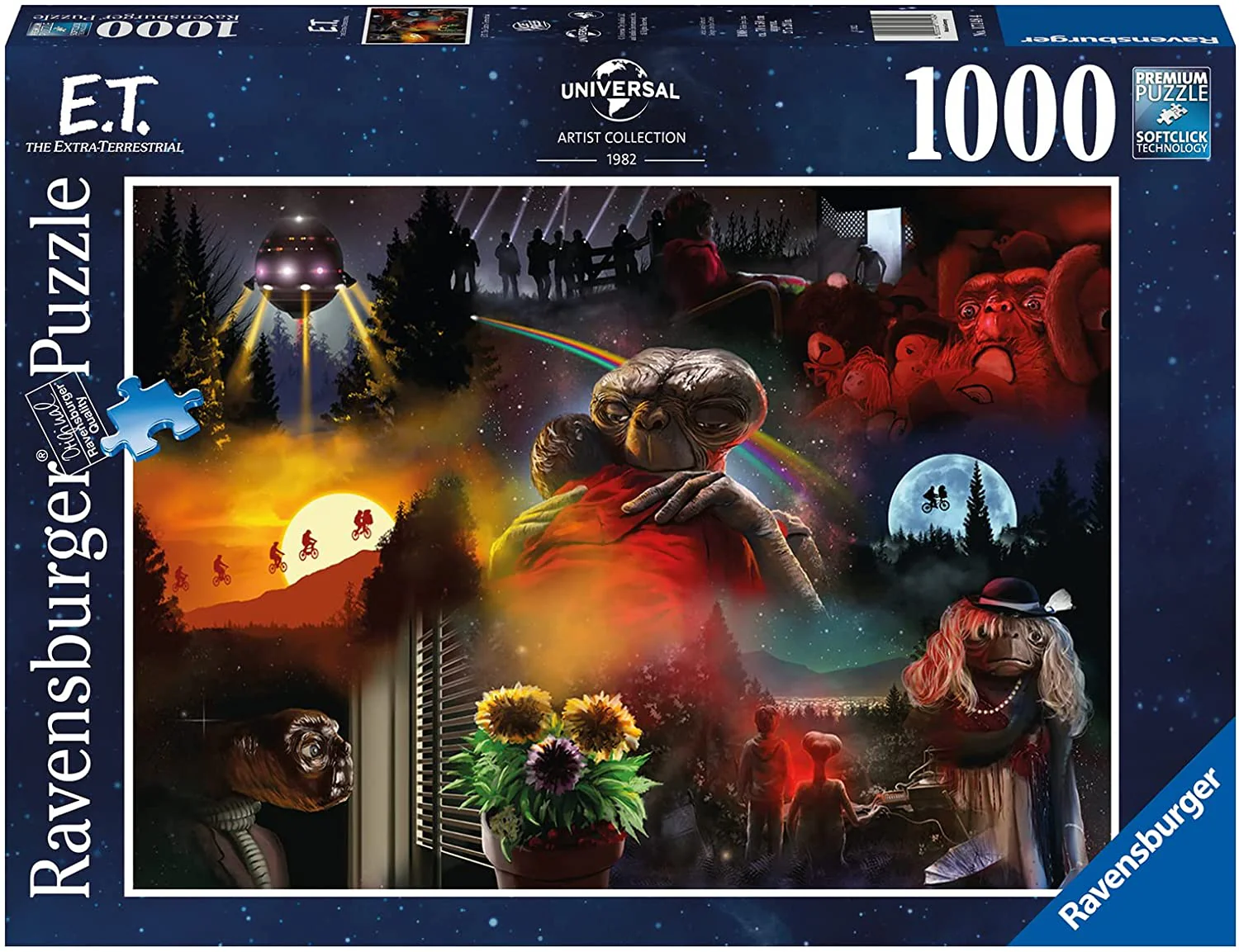 ET Movie Poster – 1000 Piece Jigsaw Puzzle (Ravensburger)