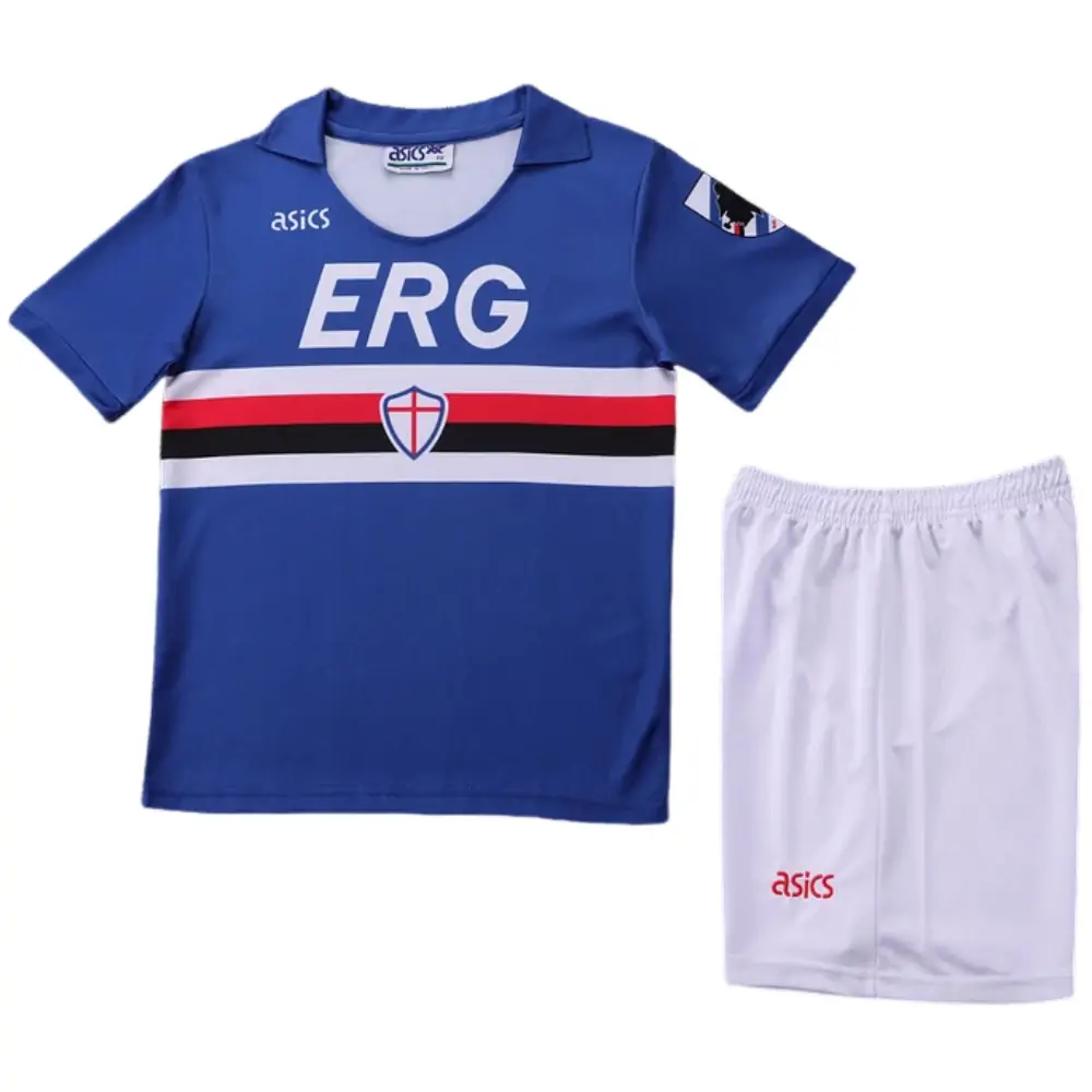 1990-91 Sampdoria Home Retro Children's Jersey