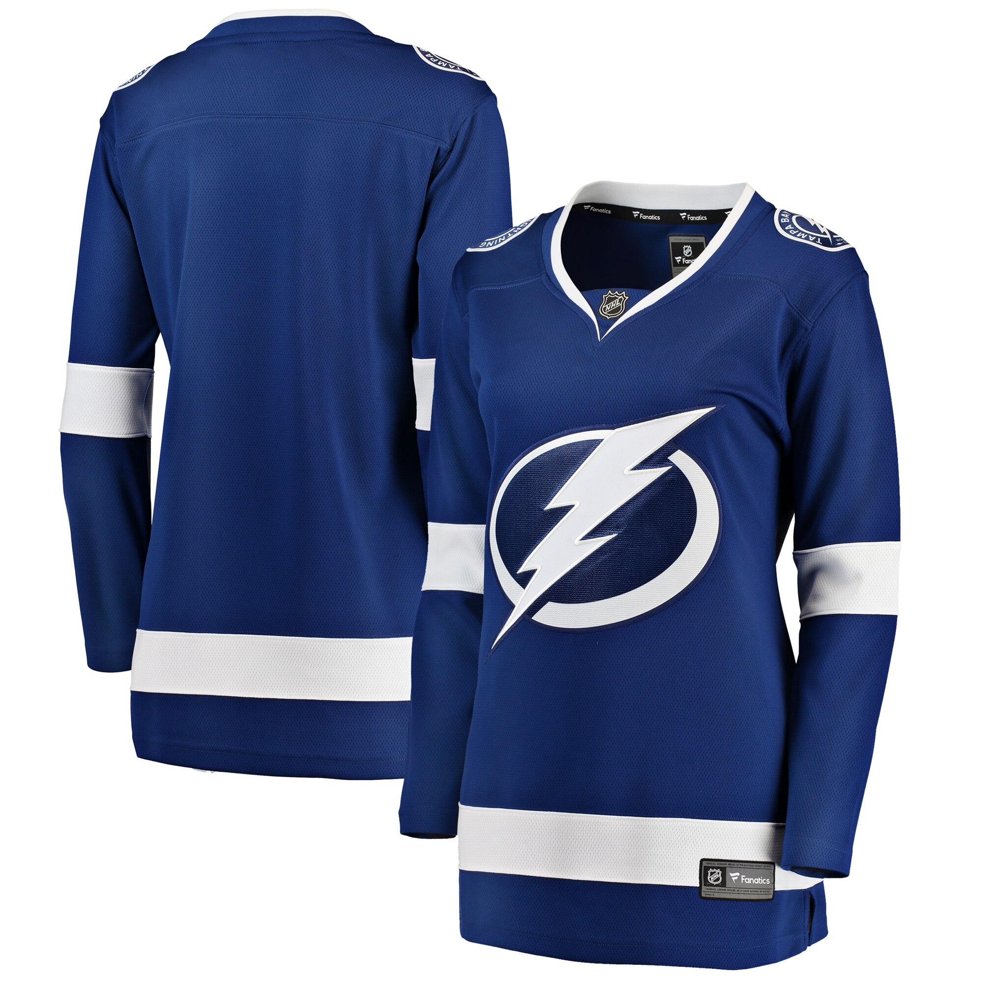 Tampa Bay Lightning Fanatics Women’s Breakaway Home Jersey – Blue