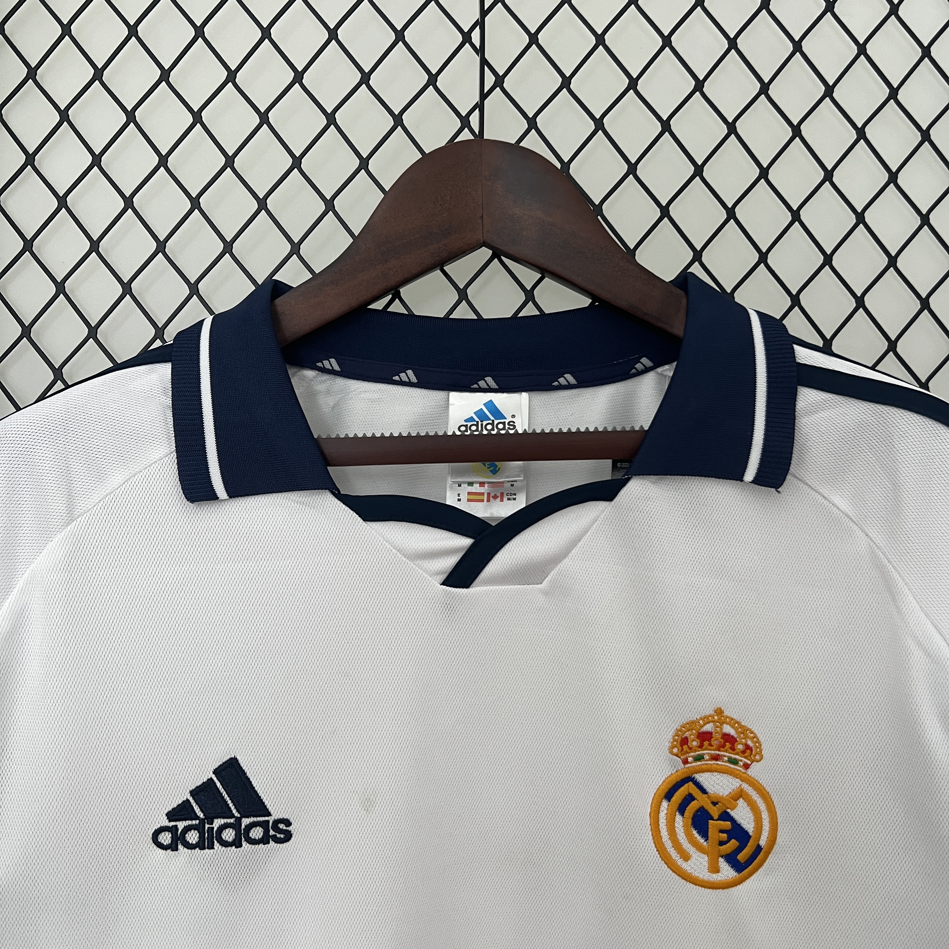 2000/01 Real Madrid Home Retro Long Sleeve Jersey