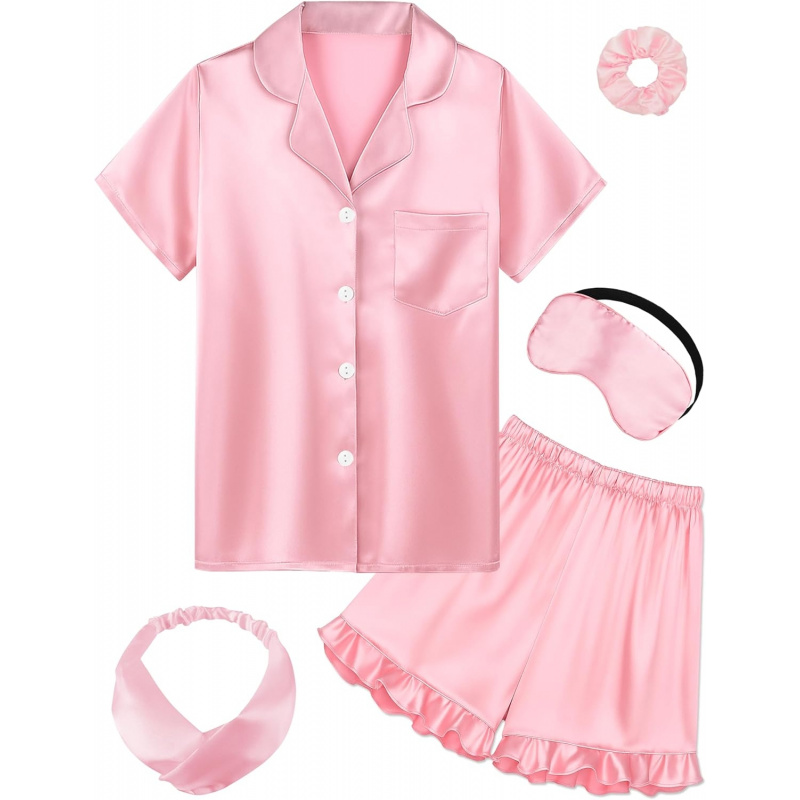 Kids Silk Pajamas for Girls
