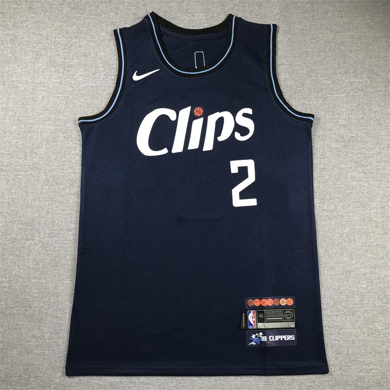 Men's Jersey 2024 Season Clippers #2 Dark Blue City Edition LEDANRO