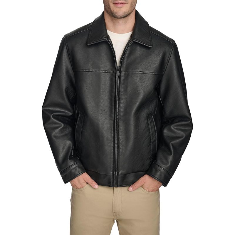 Men's James Faux Leather Jacket (Regular, Big & Tall Sizes)