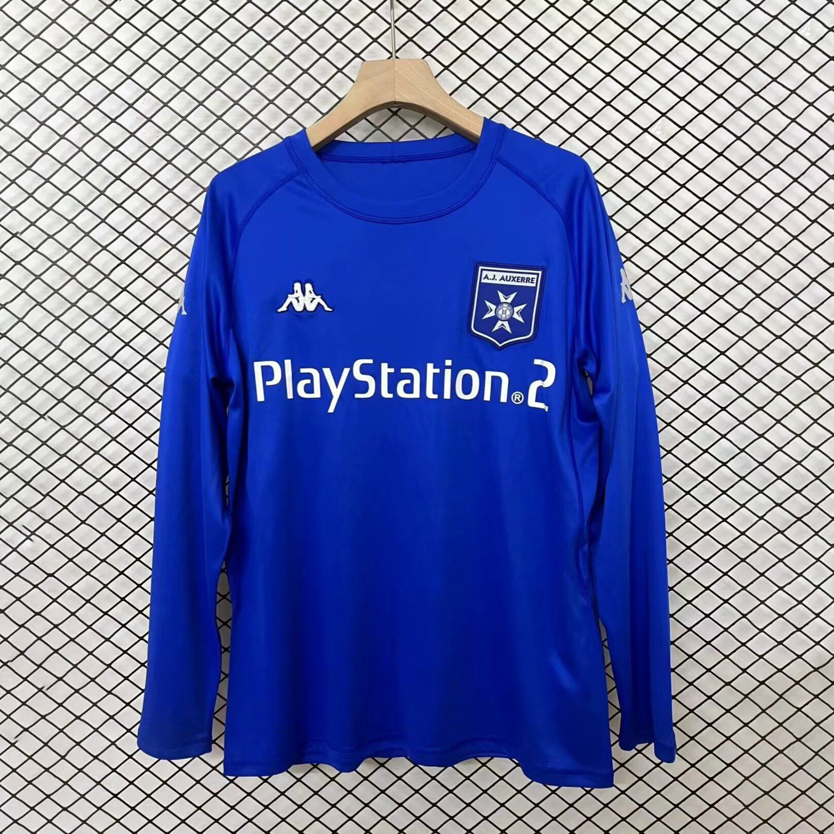 Retro AJ Auxerre 2003-04 Away Long Sleeves Jersey