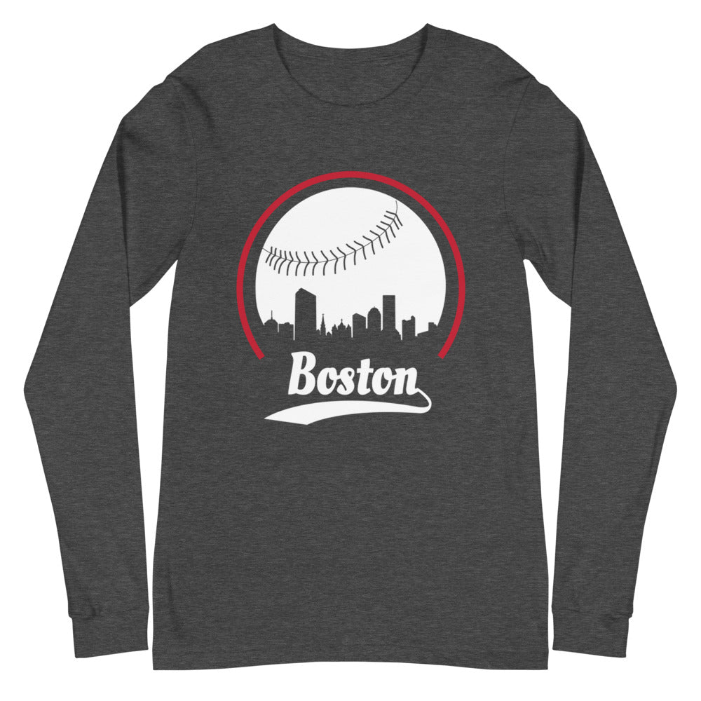 Unisex Boston Red Sox Baseball Long Sleeve Tee Shirt