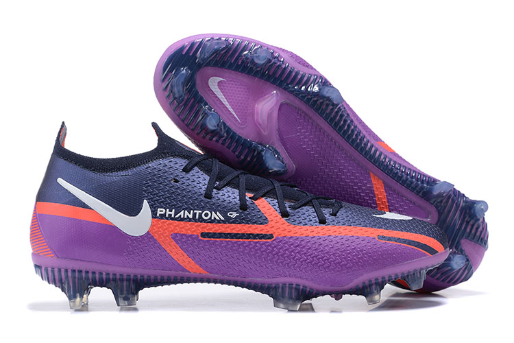 Shock Wave series Nike low-top Phantom GT2 waterproof Recharge all-knit FG football shoes Nike Phantom GT2 Elite FG