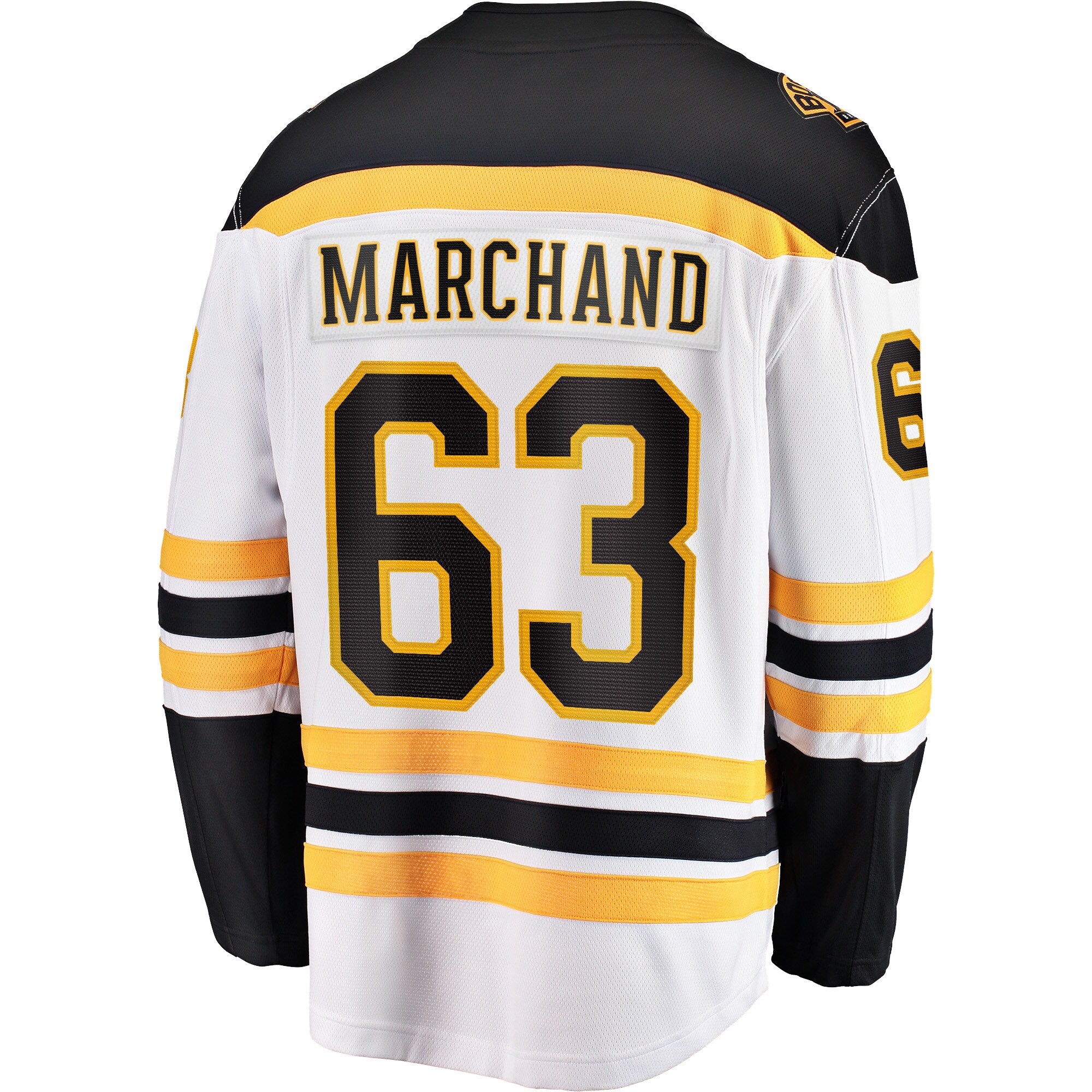 Brad Marchand Boston Bruins Fanatics Away Premier Breakaway  Jersey – White