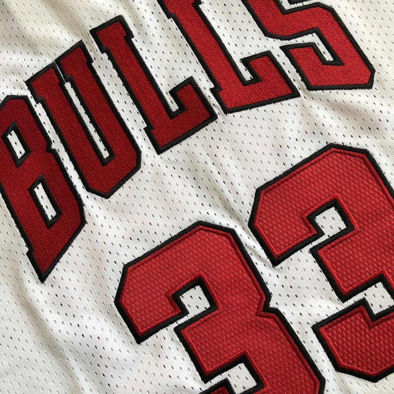 Chicago Bulls Pippen 33 White MN