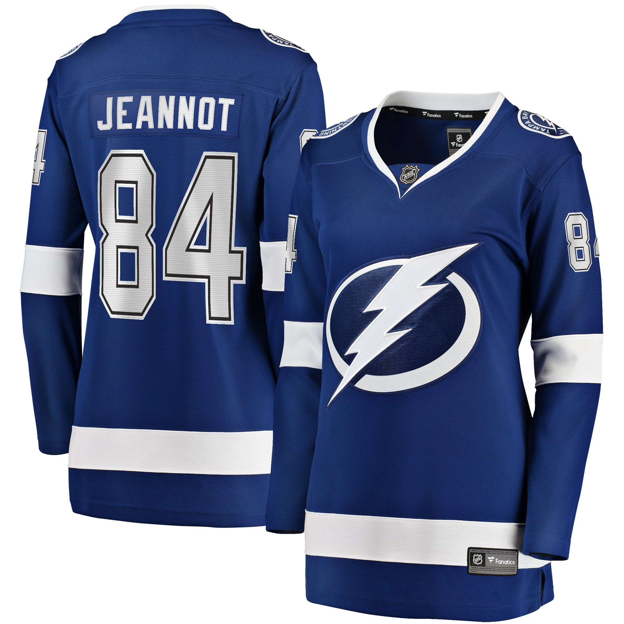 Tanner Jeannot Tampa Bay Lightning Women’s Fanatics Home Breakaway Jersey – Blue