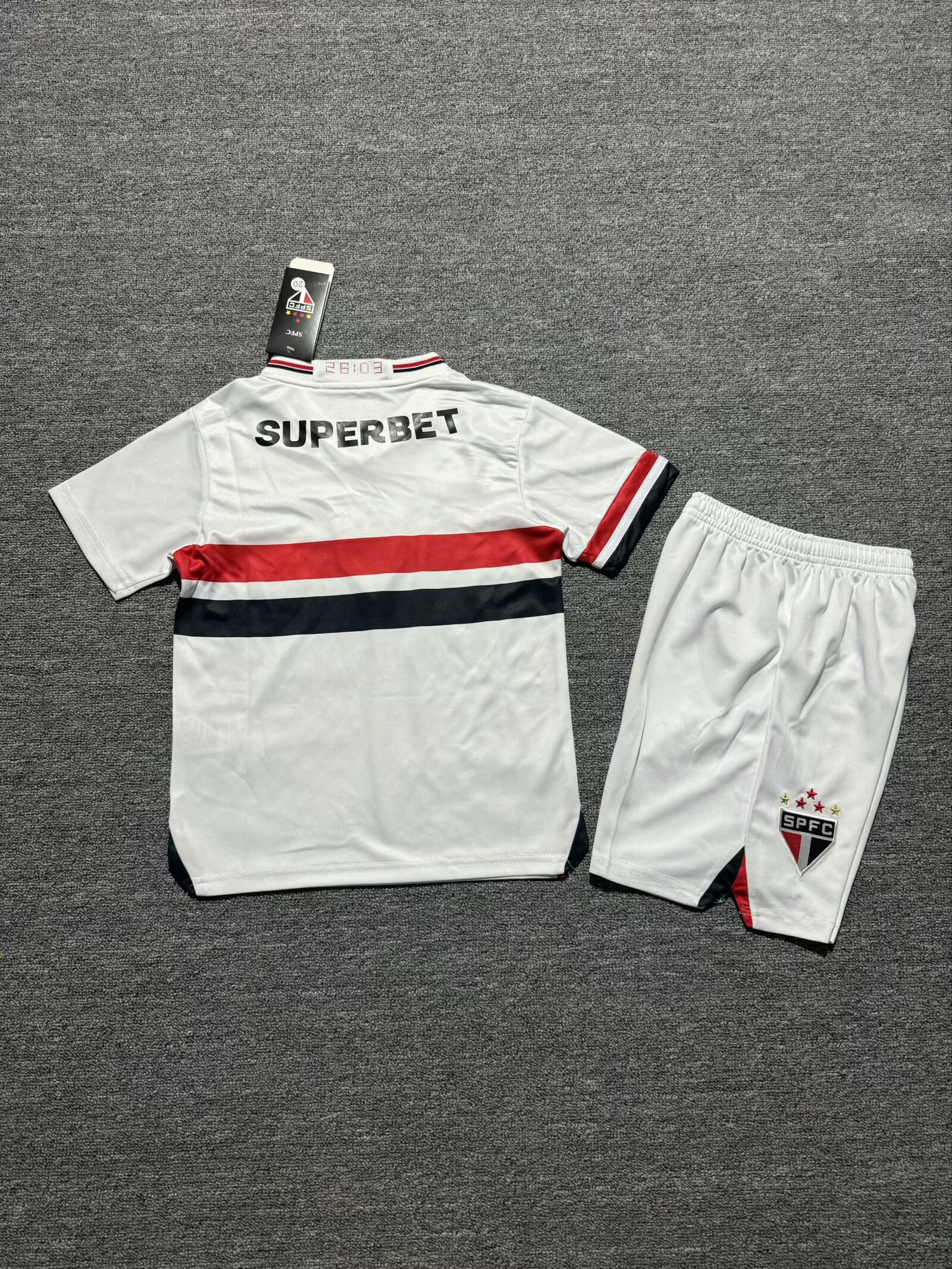 2025/2026 Kids Size Sao Paulo Home Football Shirt 1:1 Thai Quality