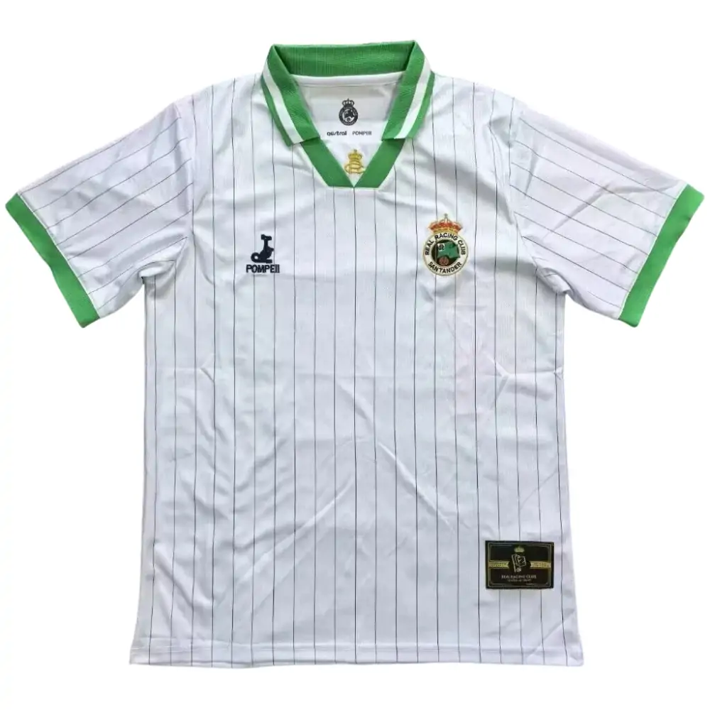 2025-26 - Racing de Santander 112th Anniversary White Jersey - Fan Edition