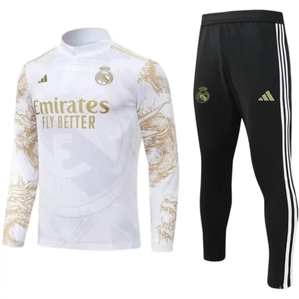 2024/25 Real Madrid half-zip training kit