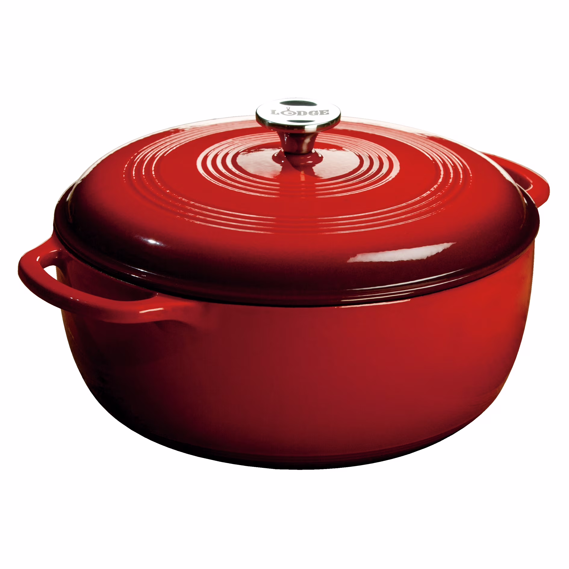 Lodge Enamel Cast Iron 7.5 Quart Dutch Oven, Blue, EC7D33