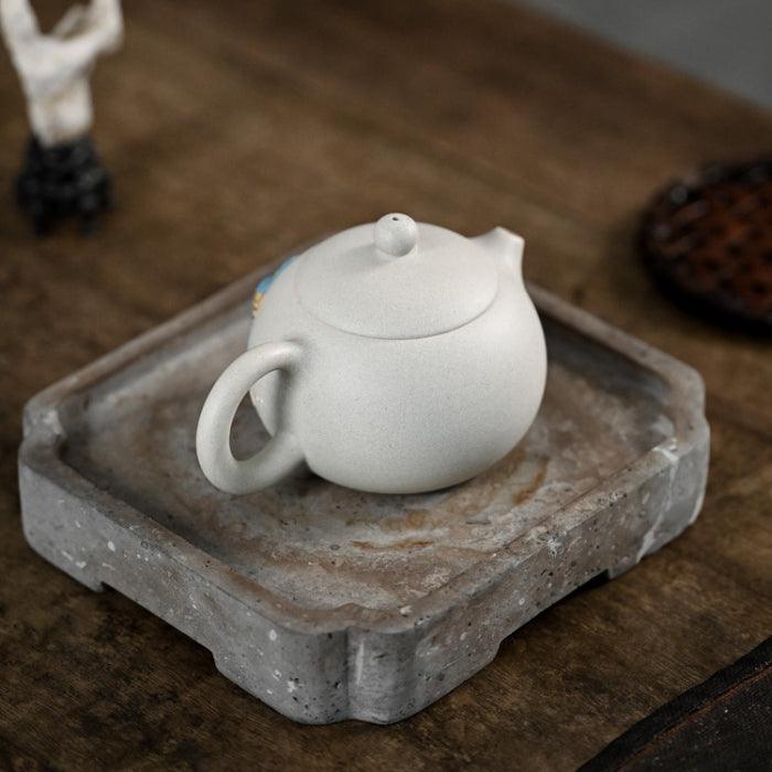 Yixing Teapot White Jade Duan Ni Clay 250ml