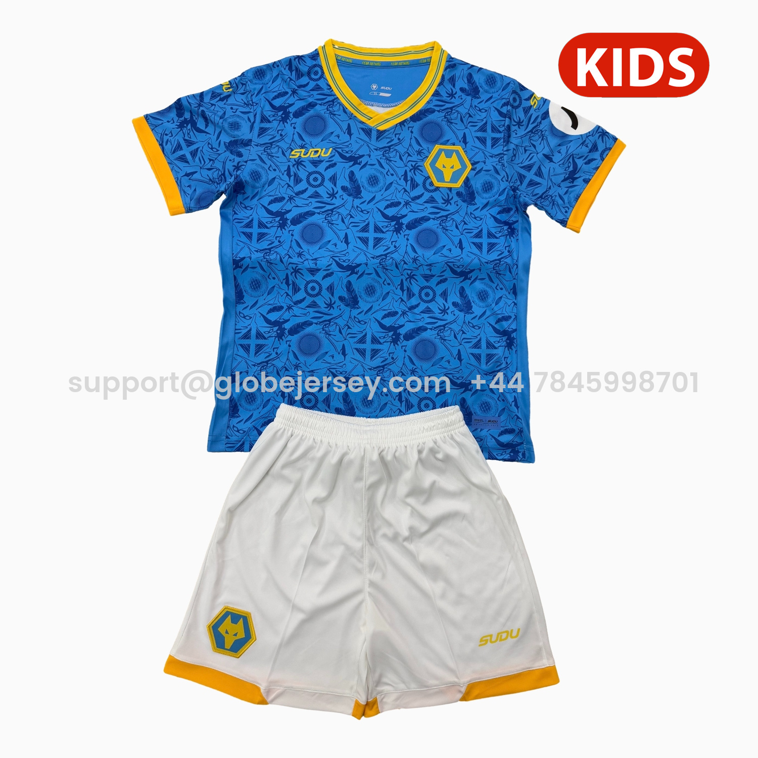 Wolverhampton Wanderers Wolves 25-26 Third Kids Kit