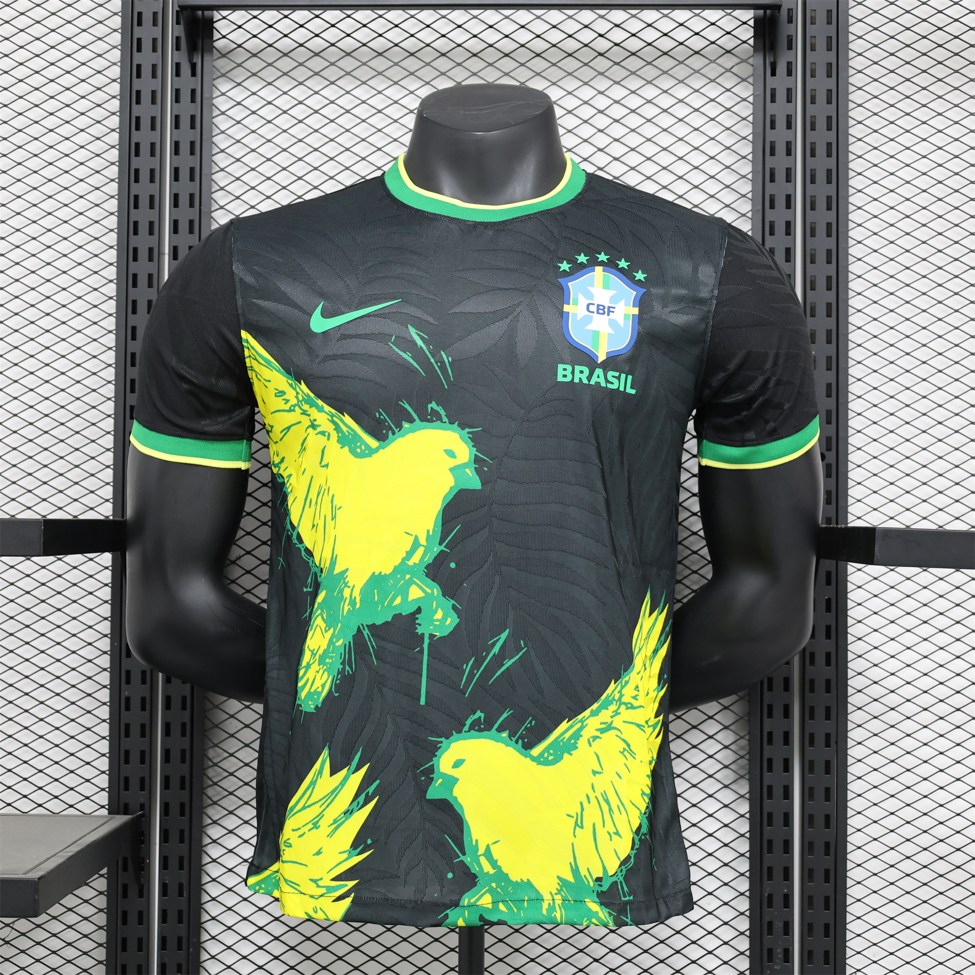 Brazil 2024 Black Dove Special Edition Jersey - Player Version