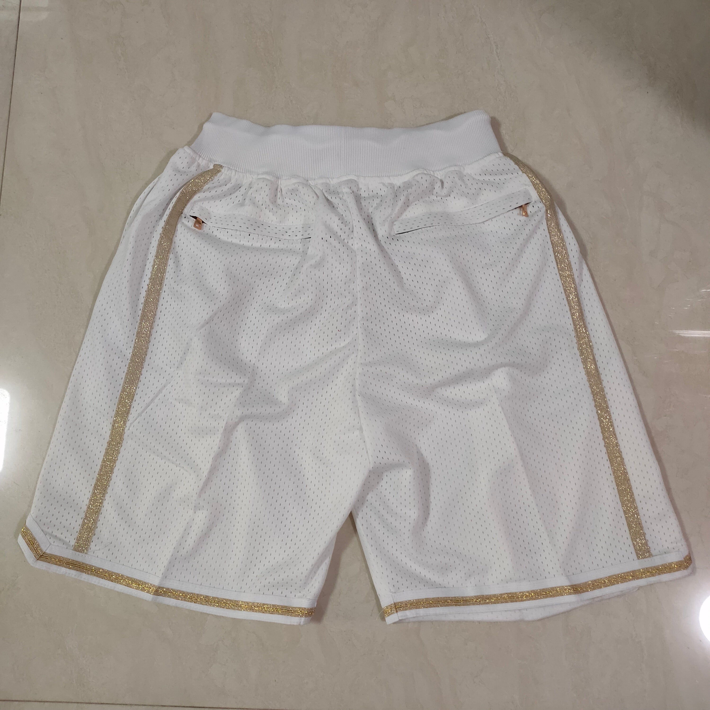 Los Angeles Lakers MⅤP white pocket pants