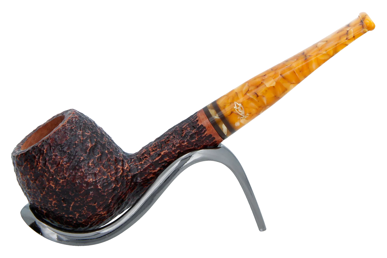Savinelli Miele Rusticata Brownblast 207 - 6mm Briar Pipe