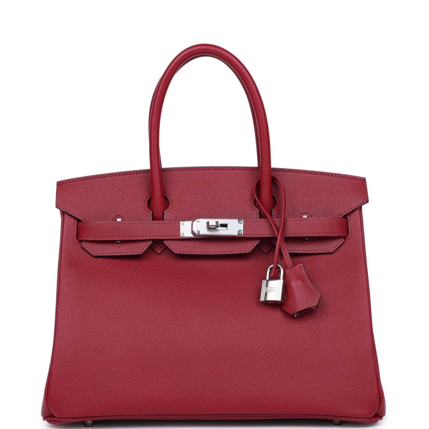 Birkin 30 Rouge Grenat Epsom Palladium Hardware