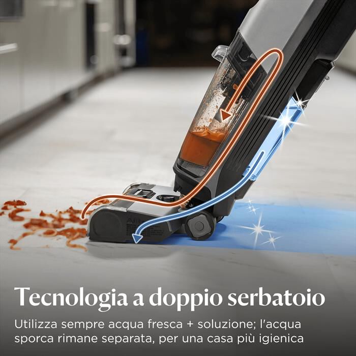 BISSELL - Lavapavimenti CROSSWAVE OMNIFORCE EDGE PRO-Nero