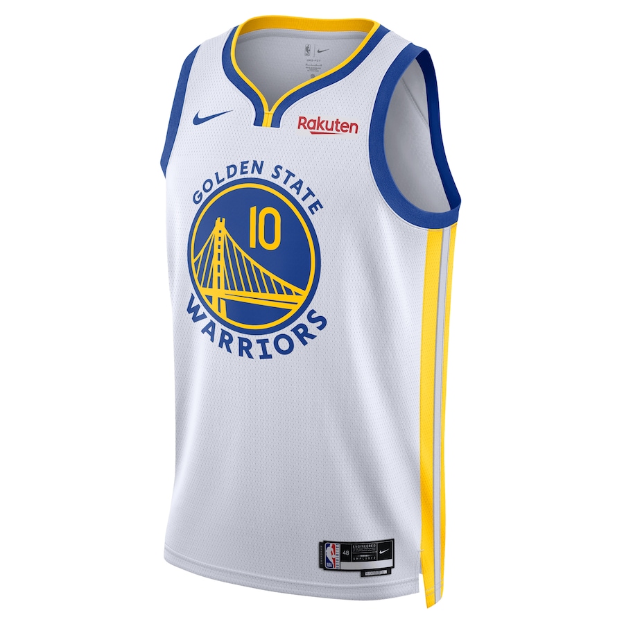 Unisex Jimmy Butler III White Golden State Warriors Badged Swingman Jersey - Association Edition
