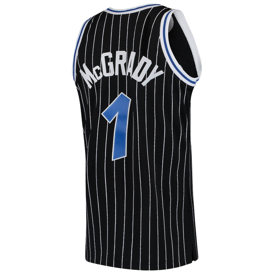 Men's Orlando Magic Tracy McGrady Mitchell & Ness Black Hardwood Classics Swingman Jersey