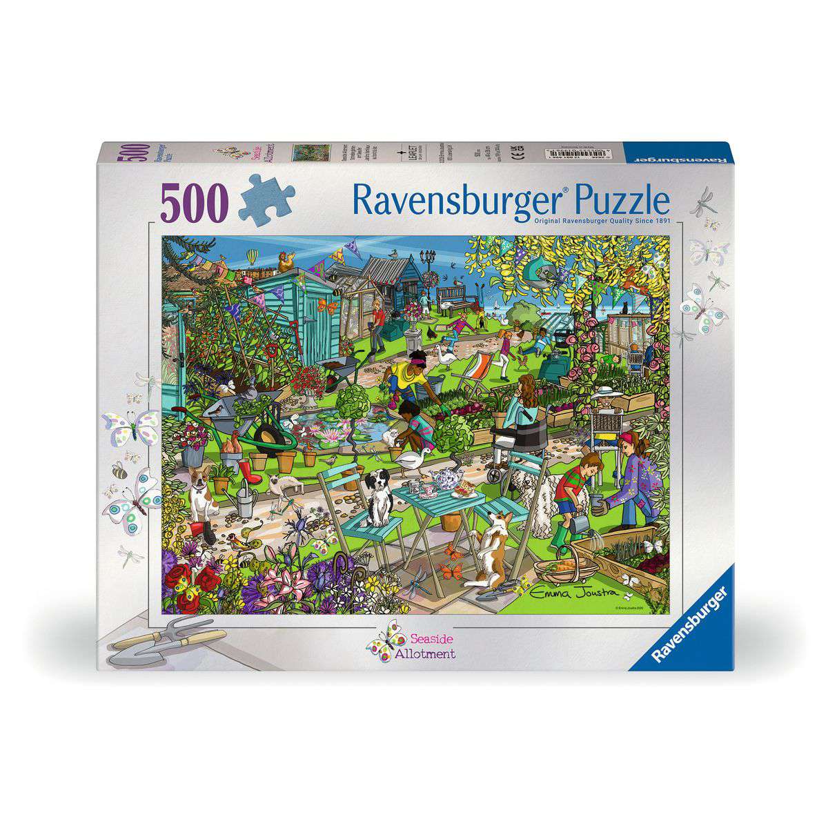 Seaside Allotment by Emma Joustra - 500 Piece Jigsaw Puzzle (Ravensburger)