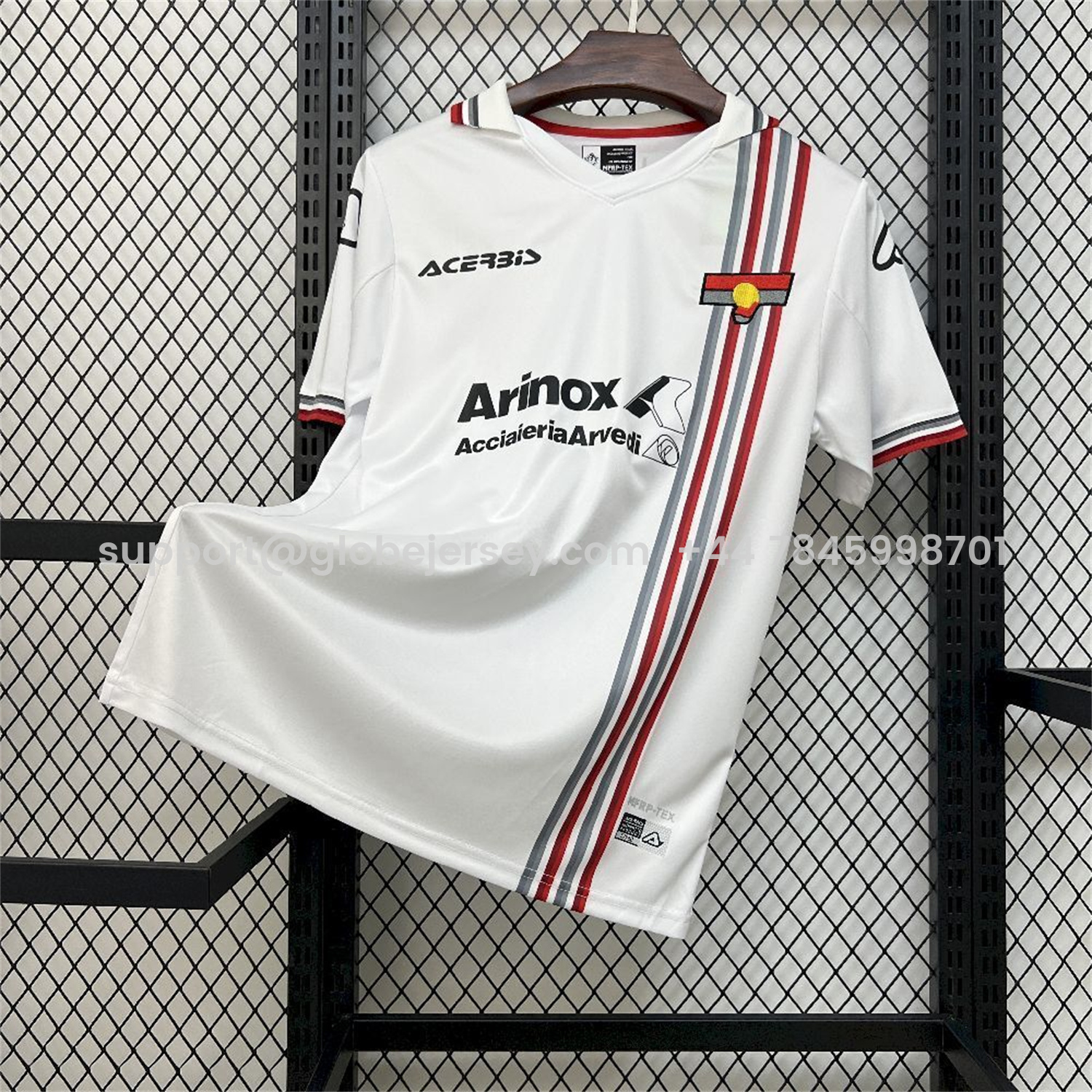 Cremonese 25-26 Away White Jersey - Fans Version