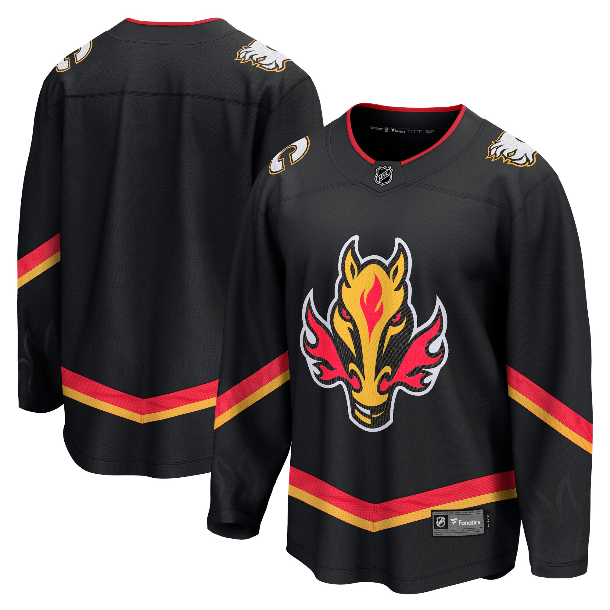 Calgary Flames Fanatics Alternate Premier Breakaway Jersey – Black