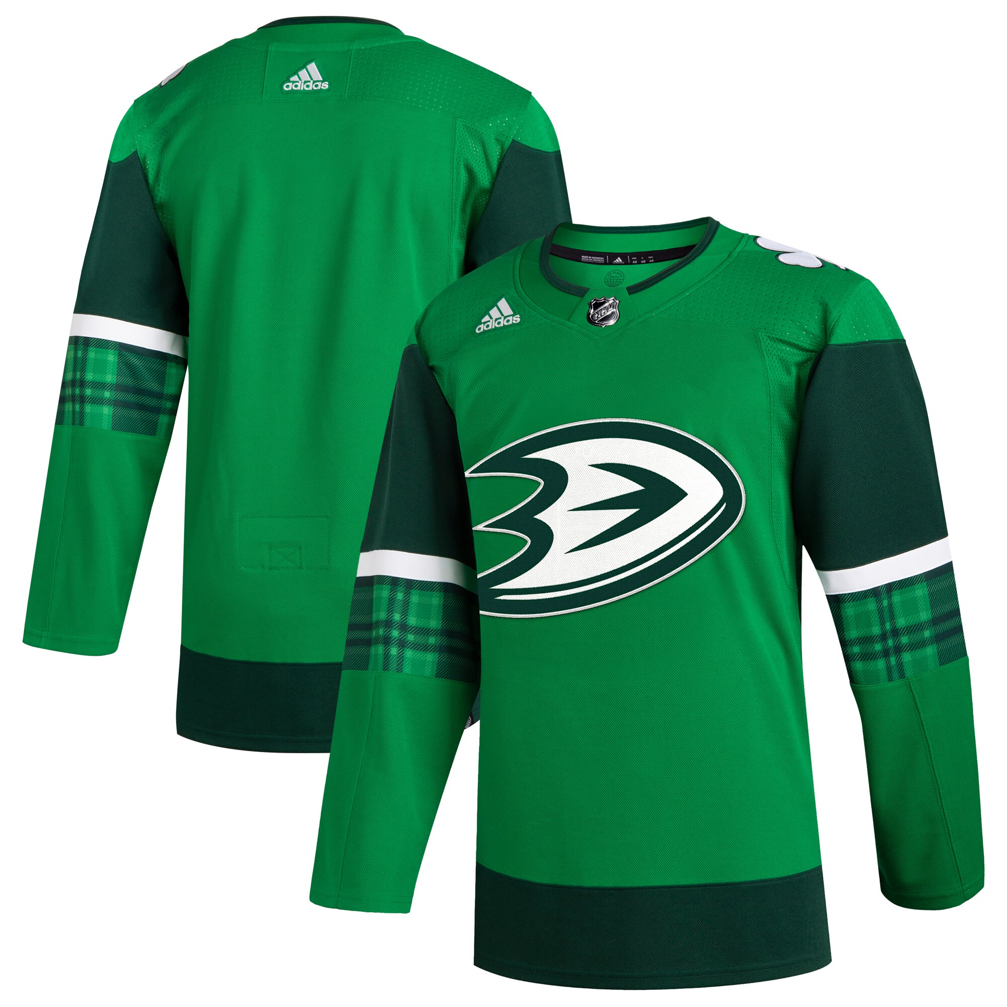 Anaheim Ducks  2023 St. Patrick’s Day Primegreen  Jersey – Kelly Green