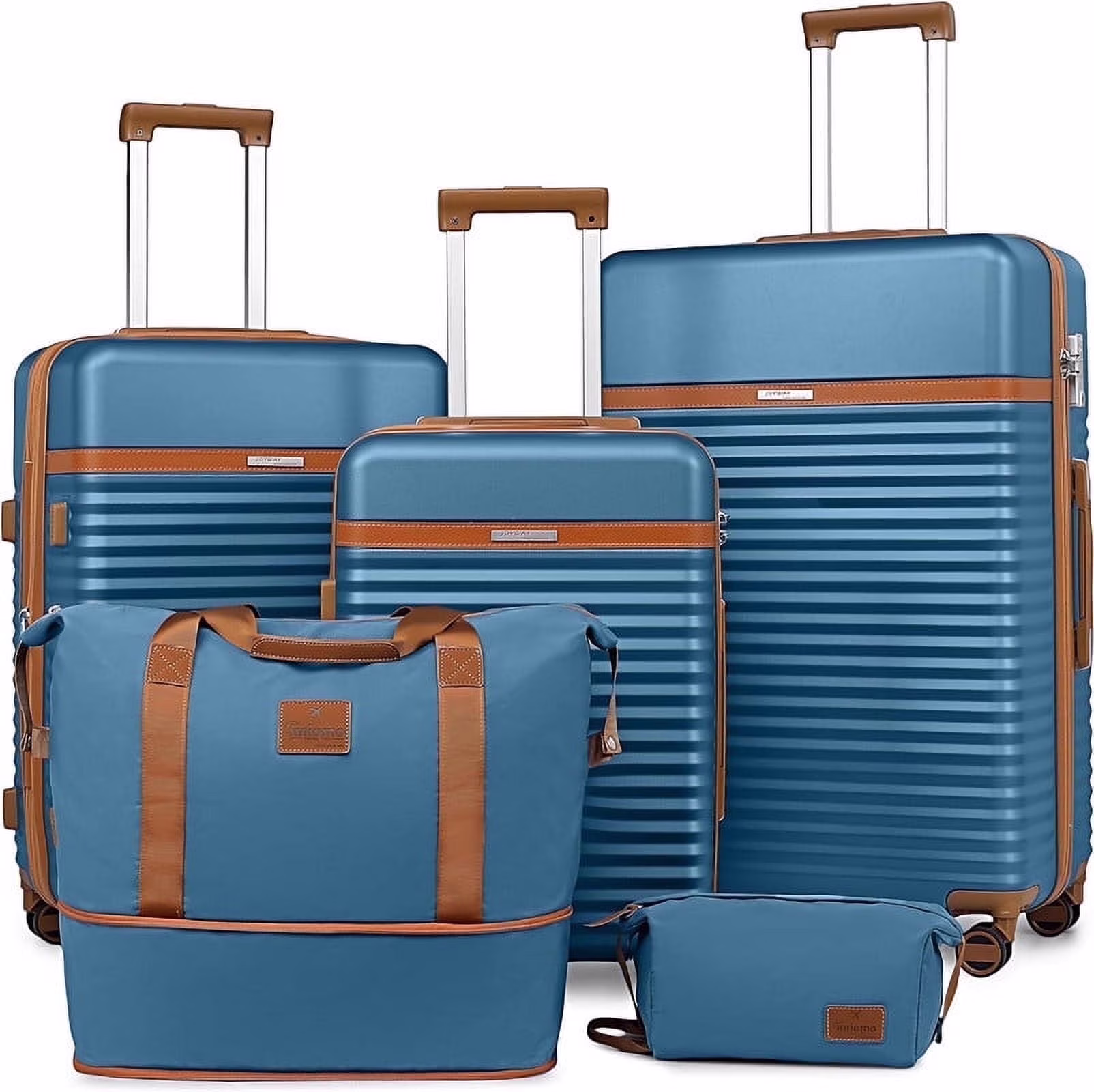 Joyway - 5-Piece Luggage Sets ABS Hardside Spinner Luggage -(Expandable Suitcase20