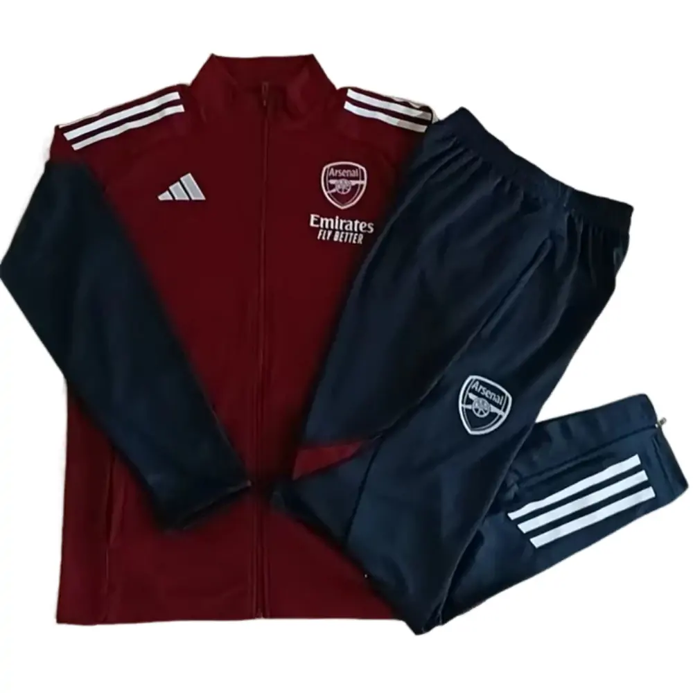2025-26 Arsenal Long Zip-Up Training Kit - Adult Set