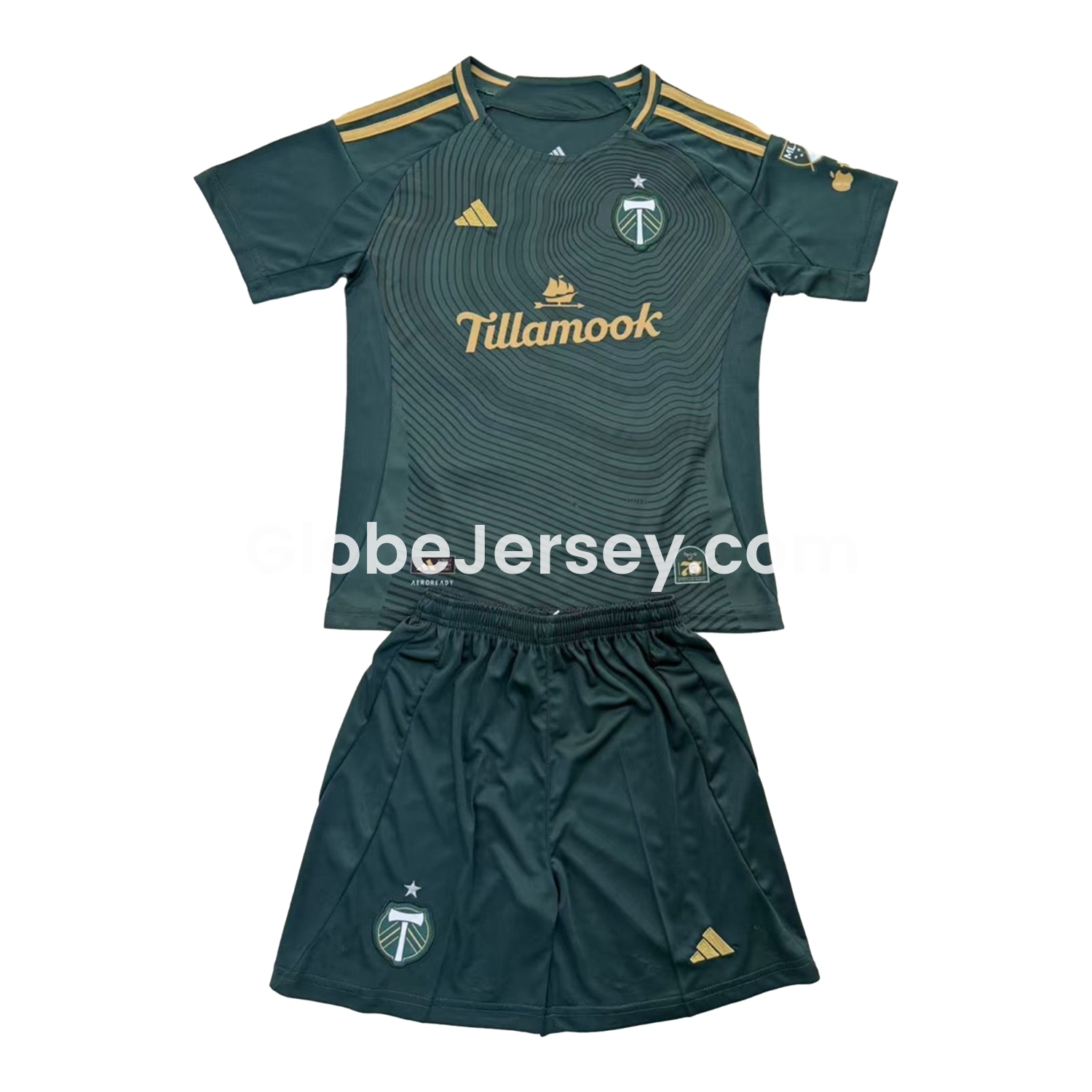Portland Timbers 2025-26 Home Kids Kit
