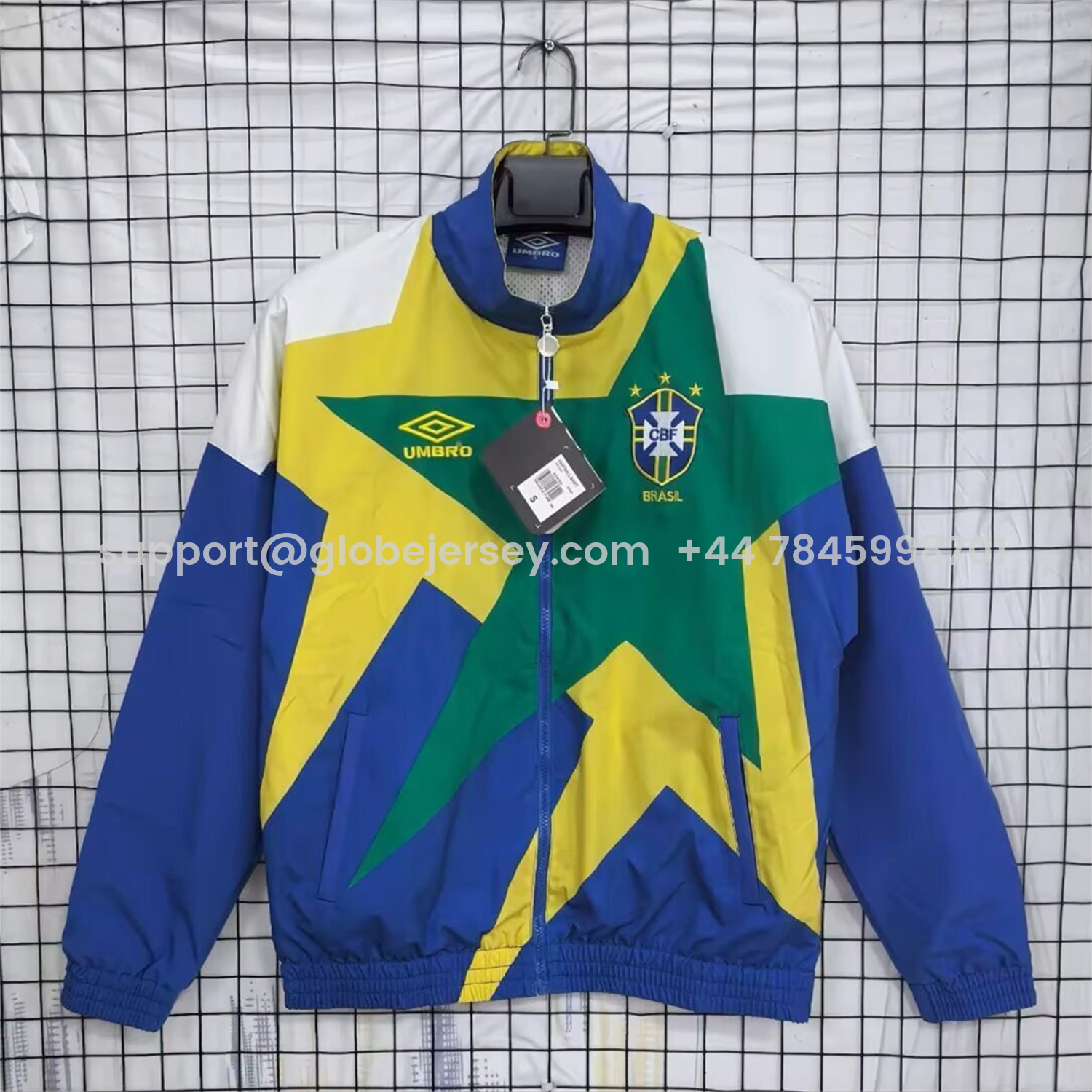 Brazil 2026 Windbreaker Jacket - Green Star