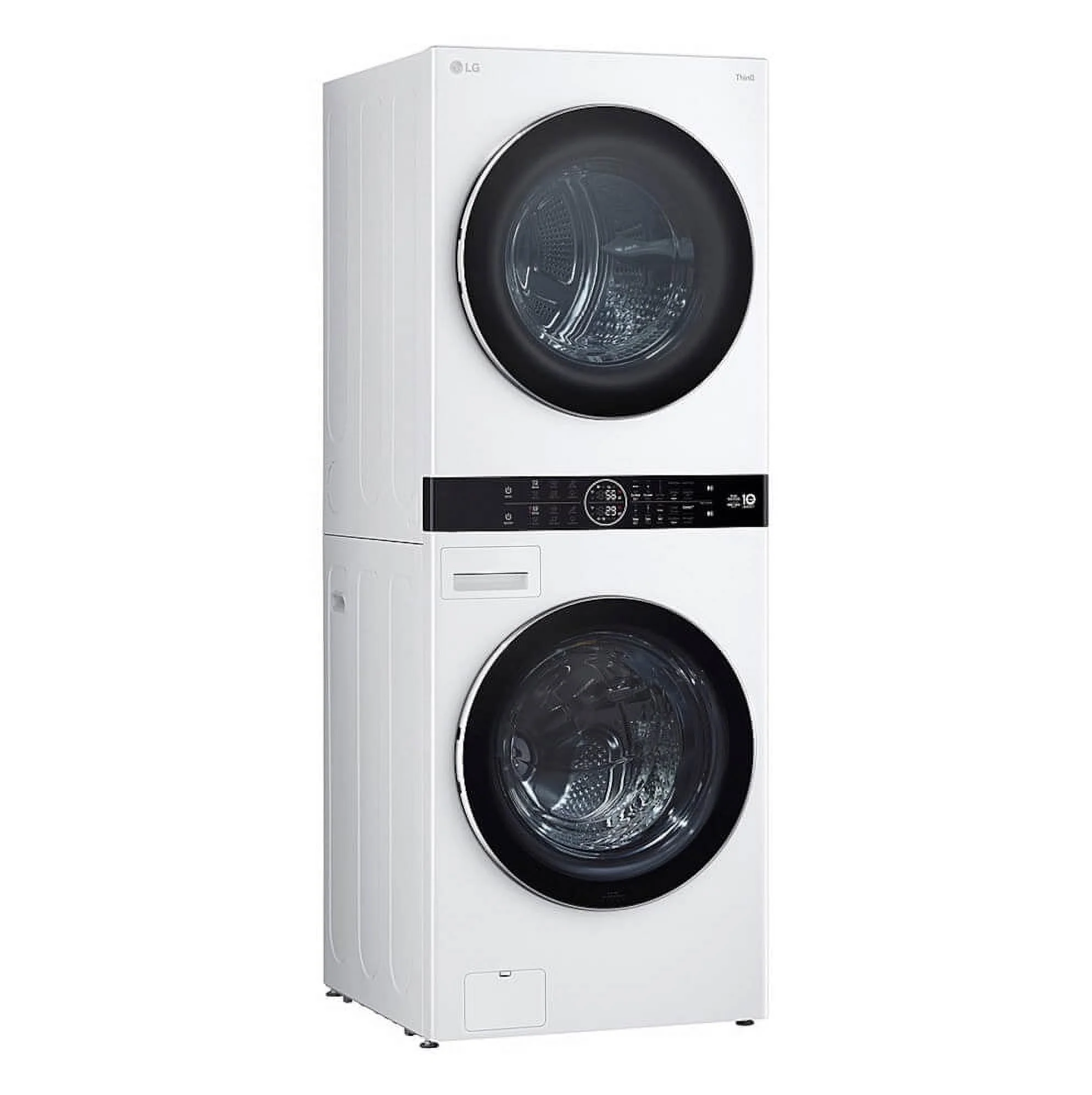 LG WKHC252HWA  27 Inch Electric Laundry Tower with 5 cu ft Front Load Washer