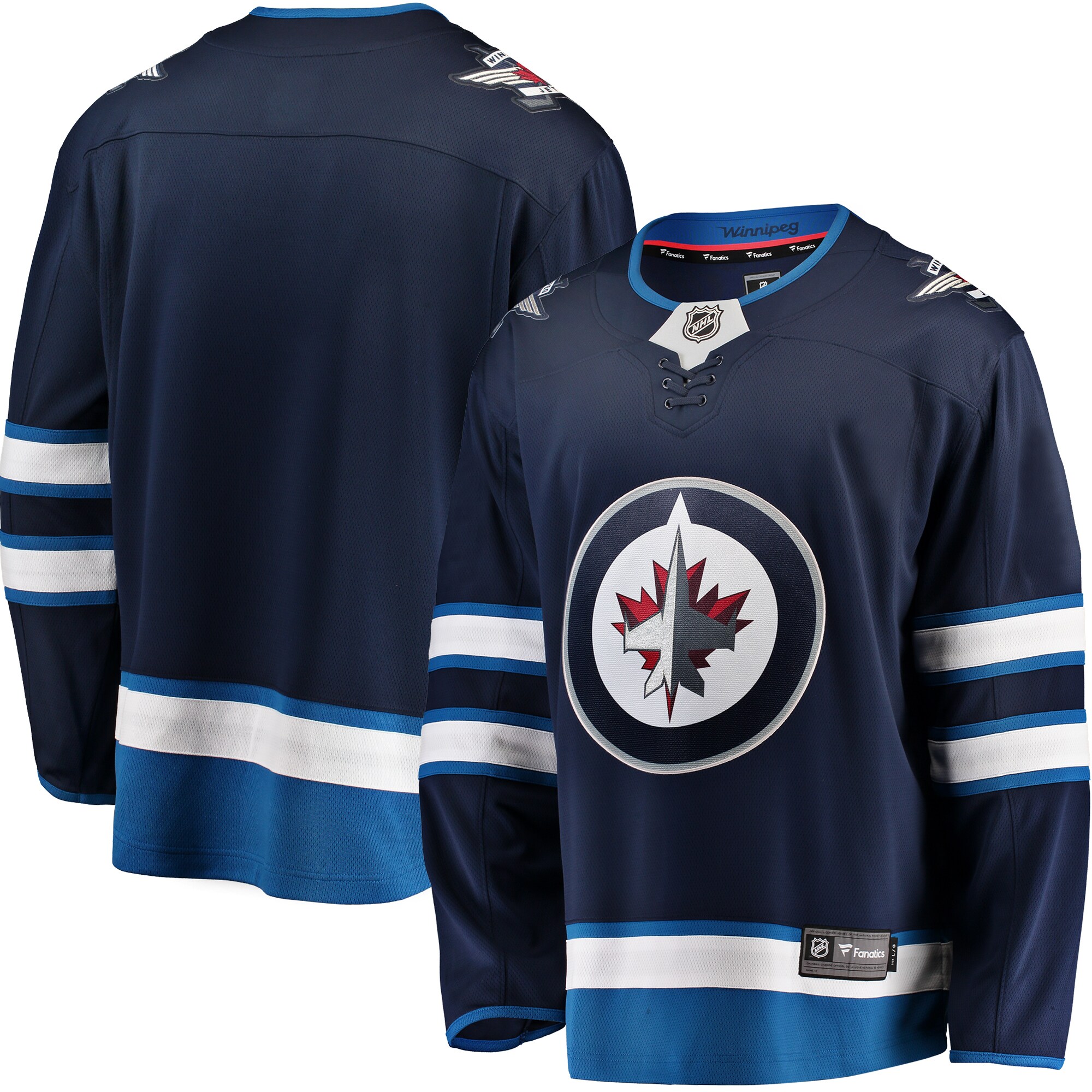 Winnipeg Jets Fanatics Breakaway Home Jersey – Blue