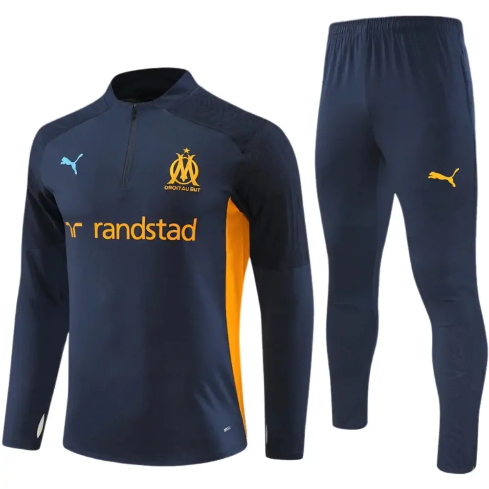 2024-25 New Season Marseille Royal Blue Kids Training Jersey